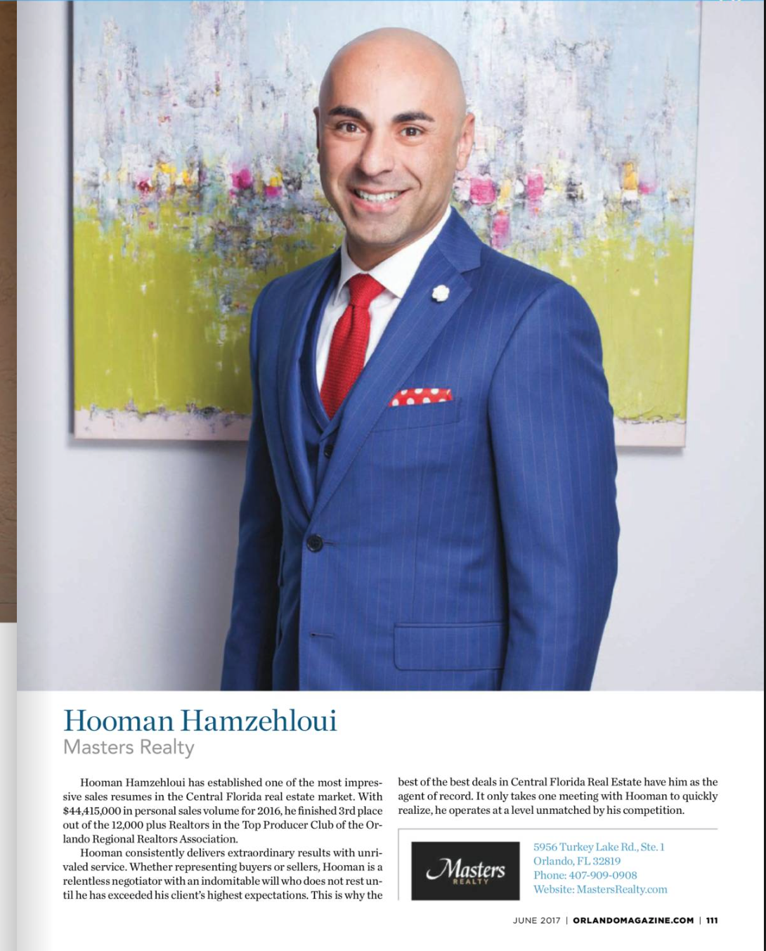 Hot 100 Realtors 2017 Masters Realty